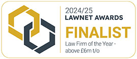 LawNet Awards 2024/5 – Law Firm of the Year (>£6m t/o)
