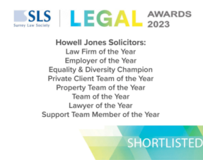 Howell Jones Shortlisted for 8 Awards at the Surrey Law Society Awards 2023